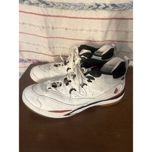 Ektelon QT Ti Scream Mens US 11 White Mid Indoor Court Shoes Non Marking
